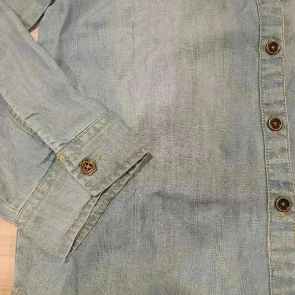 Matilda Jane Lyles Girls Drapery Chambray Shirt Size 10 NWT Denim. - Picture 8 of 13